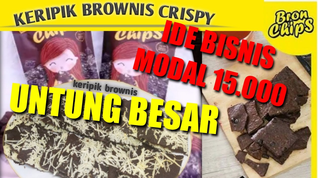 RESEP KERIPIK BROWNIES CRISPYCOCOK UNTUK IDE BISNIS 