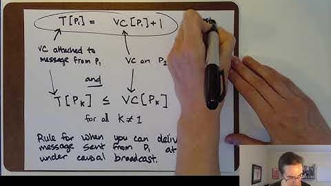 CSE138 (Distributed Systems) L7: implementing causal broadcast; uses of causality ...