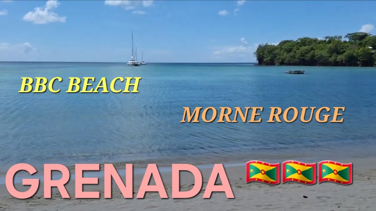 SUNDAY AFTERNOON AT BBC BEACH, MORNE ROUGE, GRENADA ⛱️🏖🌴🏝🏊‍♀️🏊‍♂️🇬🇩🇬🇩🇬🇩