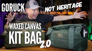 Heritage Kit Bag  USA Made Waxed Canvas Flight Bag – GORUCK