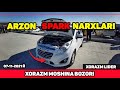 Спарк нархлари - Хоразм мошина бозори 07 -ноябрь