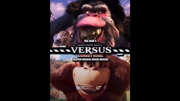 Captain Gutt vs Donkey Kong #edit #vs #iceage4 #supermariobrosmovie