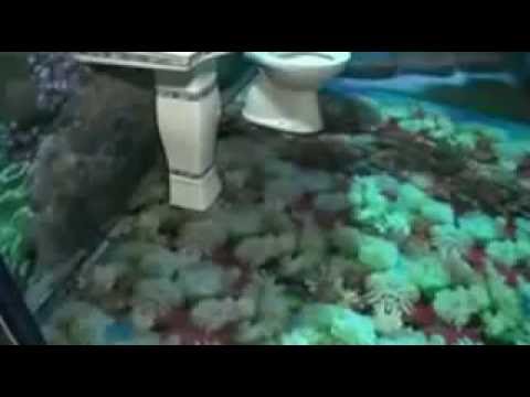 Sol 3d Epoxy Douche Aquarium By Hafid Baouche Youtube