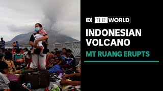 Indonesian volcano erupts for second time in two weeks causing thousands to evacuate | The World by ABC News (Australia) 3,089 views 20 hours ago 2 minutes