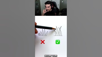 How to Draw Grass! 🤯