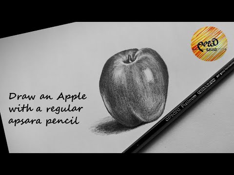 Second try of me drawing an apple. : r/learntodraw