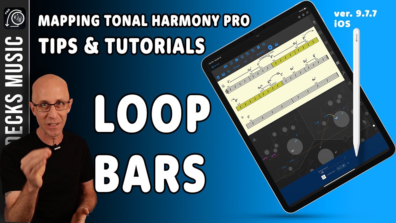 Mapping Tonal Harmony Pro Tips & Tutorials: How To Loop Bars (ver 9.7.7 for iOS) #musicapp