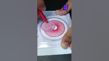 Not perfect #spirograph 15 #satisfying #noksha #pattern #2024 #asmr #drawing