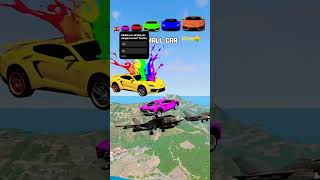 Big vs Small Cars 🚗✈️ |Ai Massive Plane Crash Test#Shorts