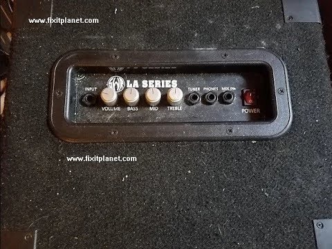 SWR Sound Corporation LA Series Preamp Repair. - YouTube