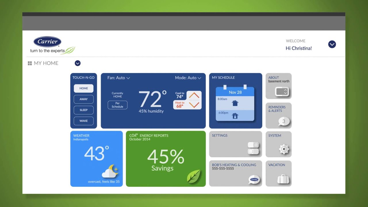 Carrier Côr Themostat