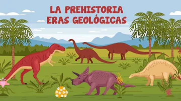 ¿Cuáles eran las eras geológicas de la prehistoria?