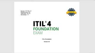 ITIL 4 Foundation Exam Preparation | Q1-Q25