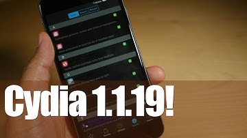 Cydia 1.1.19 can now be modified by tweaks!