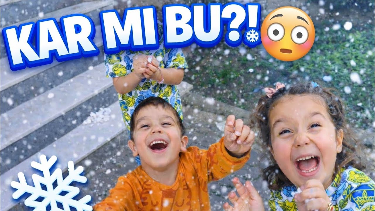 KAR MI BU?! 😱 Köpükten Yaptık!    @linacetinkayaofficial @trtcocuk @elifsinemtv @oynayalımhadi 