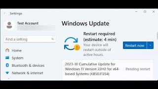 2023 10 cumulative update for windows 11 version 22h2 for x64 based systems kb5031354
