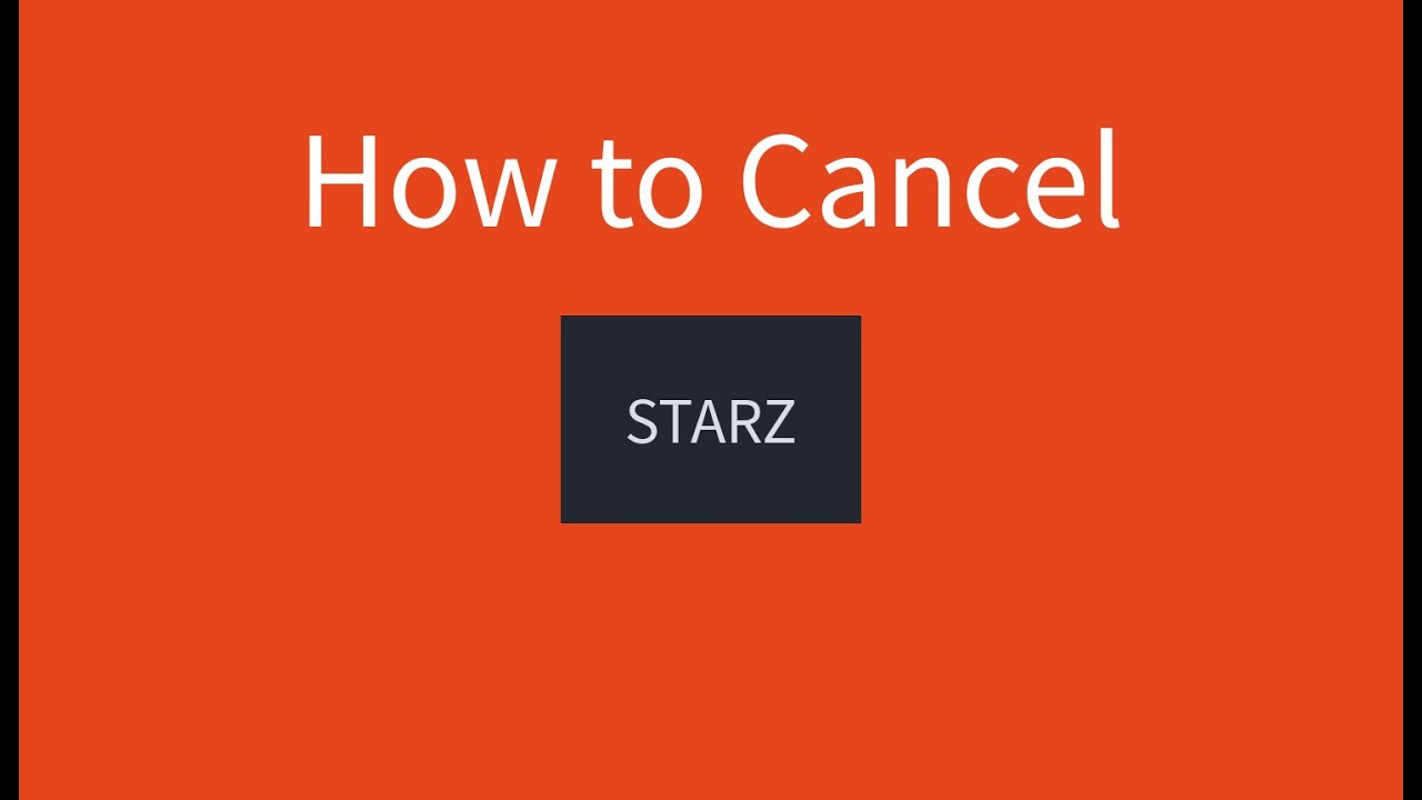 How To Cancel Starz On Amazon Prime | Susan Winters