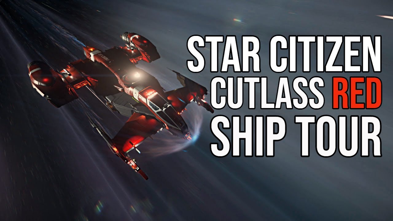 beskytte Kriminel Sovesal Star Citizen 3.8.1 - Cutlass Red Ship Tour - YouTube