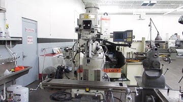 Enco 00234518 Vertical Knee Mill w Analam  3-Axis DRO In Online Auction At Machinesused.com