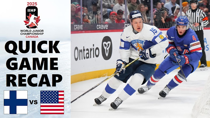 FINLAND vs USA Highlights | 2025 IIHF World Junior Championship