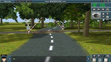 Trainz Simulator 2009 Builder Edition ATSF -2 #1923 Railroad crossing