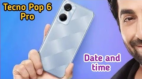 How To Change Date And Time In Tecno Pop 6 Pro, Change Date And Time Setting
