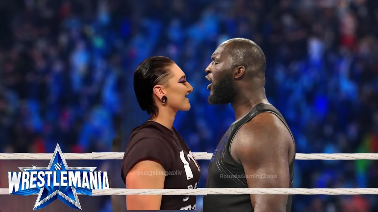 WWE Full Match - Omos Jordan Vs. Rhea Ripley : WrestleMania Live Full ...