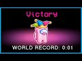 Among Us world record fastest jester win… (1 second)