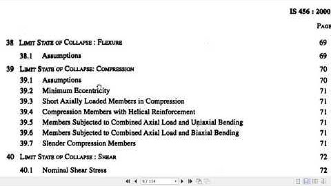 Lecture 6.1 : RC Design: Overview of  "IS 456 2000" : Overview Part 6/1
