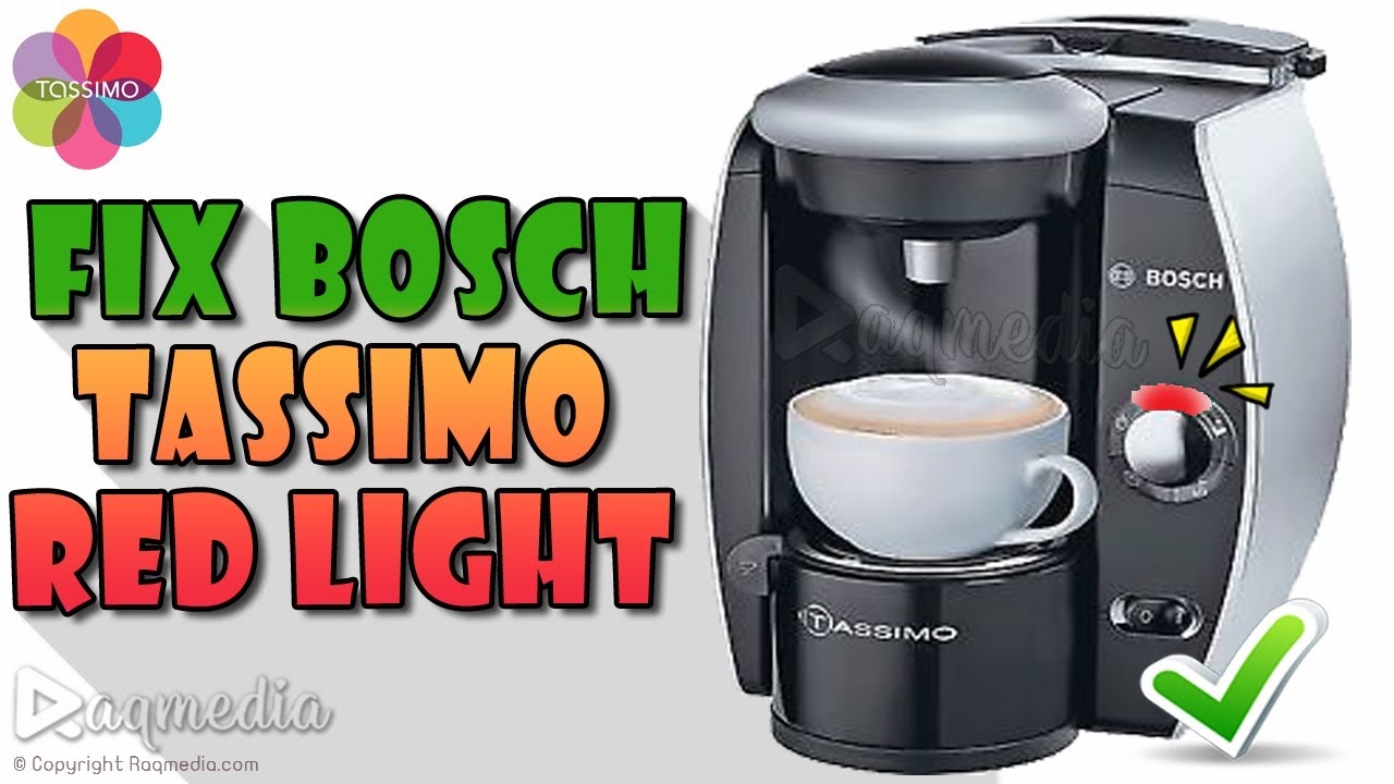 How To Fix Bosch Tassimo Red Light Youtube