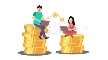 Crypto, Bitcoin Animation Premiere Pro Templates | 2D Animation | Stock Vector Images