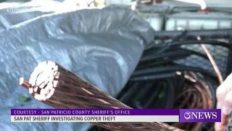 Seller found with 2,000 pounds of allegedly stolen copper in San Patricio County