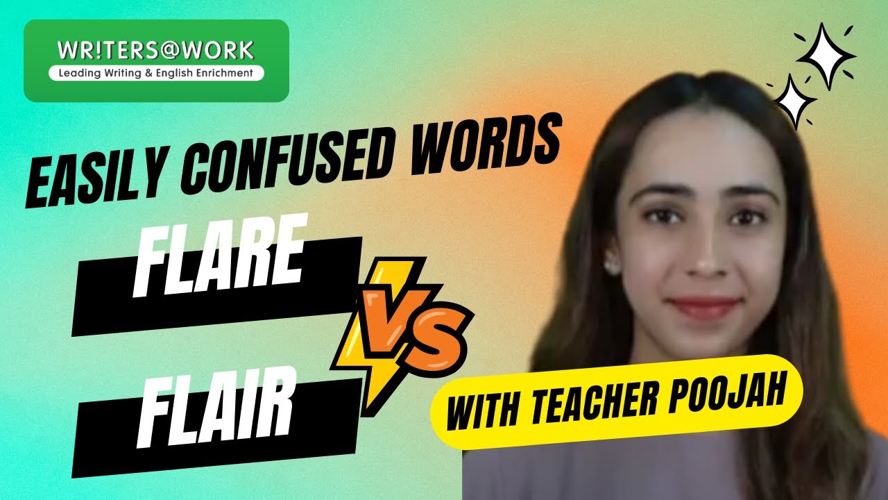 Easily Confused English Words 🤔📝 Flare vs Flair YouTube