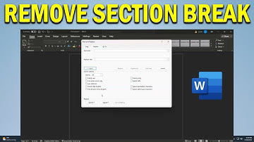 How To Remove Section Break in Microsoft Word - Quick Fix