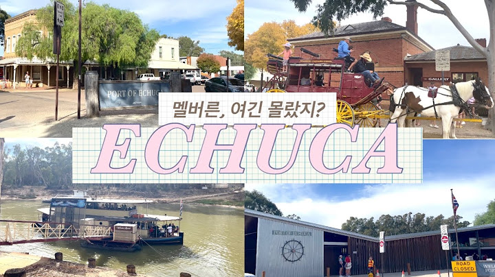 Ep.6 🇦🇺 #멜번 근교 숨은 마을, 에츄카! 110년 된 증기 페리 타봤어요~ #호주 #여행브이로그 