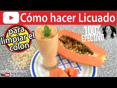 LICUADO DE PAPAYA Y AVENA | #VickyRecetaFacil - YouTube