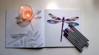 Dragonfly Page - Animal Kingdom by Millie Marotta