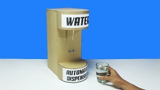 How To Make Automatic Water Dispenser Machine | Arduino Project