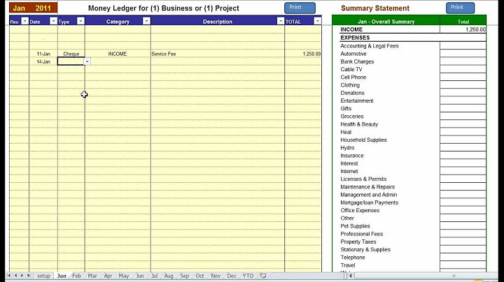 Free accounting spreadsheet templates for small business