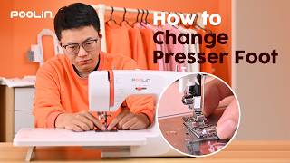 How to Load and Unload Press Foot EOC02 (EOC2720) Sewing Machine for Beginners