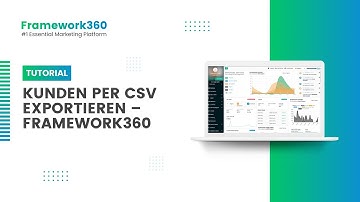 Kunden per CSV exportieren – Framework360