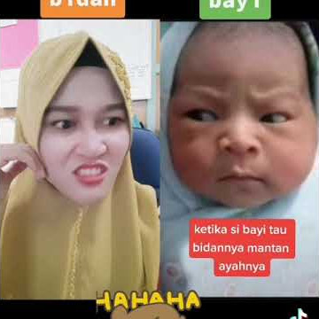 ketika si bayi tau..Bidannya mantan ayahnya 😆