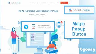 Make it easy for customers to find important information using RegistrationMagic Magic Popup Button