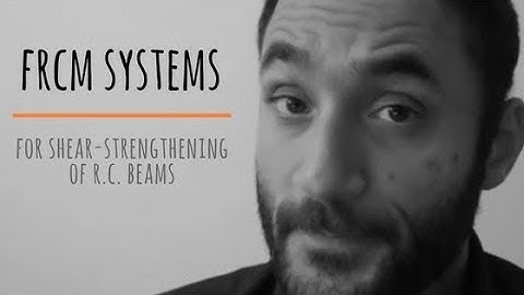 FRCM systems for shear-strengthening of reinforced concrete beams