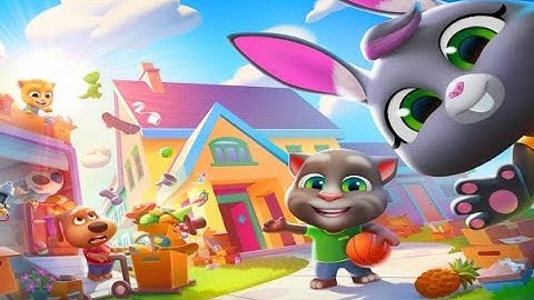 My Talking Tom Friends - by Outfit7 - Gameplay Walkthrough - Part 1 Android -Говорящий Том и друзья