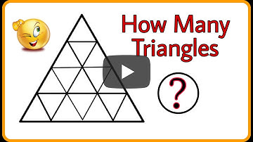 iQ Test 25 | How Many Triangles in this Figure ? | Puzzle Bank | Counting Puzzle | Brain Treasure 🔥