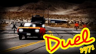 Duel (1971) | Truck chases David Mann Scenes | BeamNG Drive | BeamNGFilms