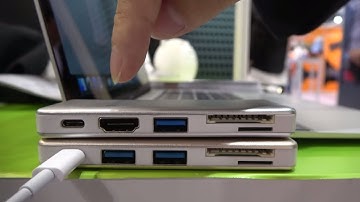 $29 Ourspop PocketHuB, 5-in-1 Dual-display USB C Dock for Samsung Chromebook Pro and Macbook