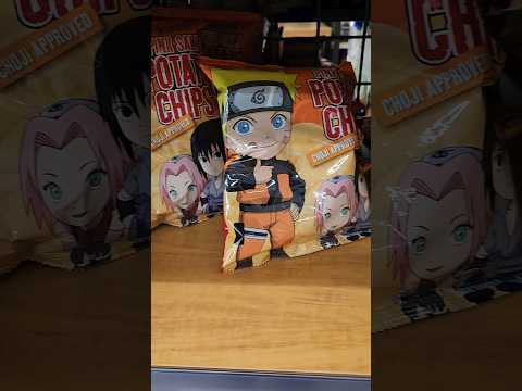 Choji Approved Naruto Anime Manga Snacks Chips Potatochips Choji Food Shorts 