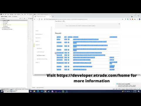 Algorithmic Trading Software Series: Trading Options using Etrade Developer API Video 1